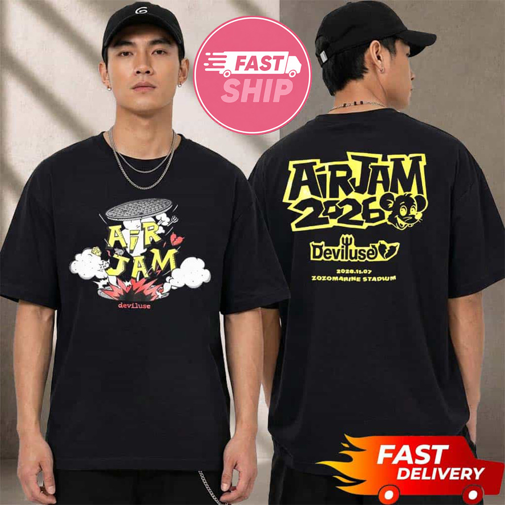 Air Jam 2026 X Deviluse Merch At Marine Stadium In Chiba Japan T-Shirt Gift For Fans