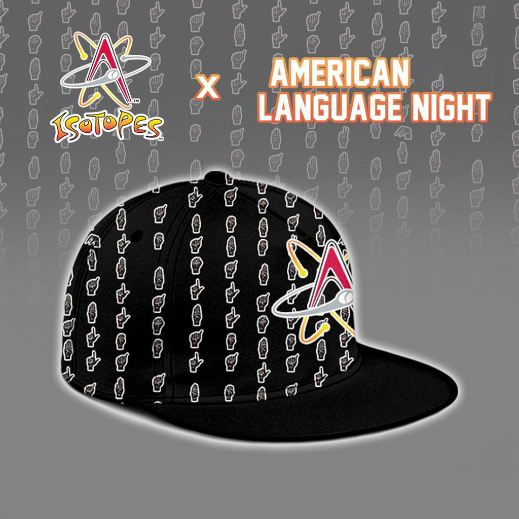 Albuquerque Isotopes American Sign Language Night 2026 Snapback Hat Isotopes Merch Gift for Fan
