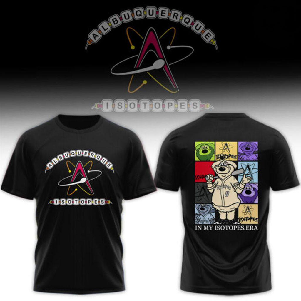 Albuquerque Isotopes Merch 2026 In My Isotopes Era Black T-Shirt Present For Baseball Lovers