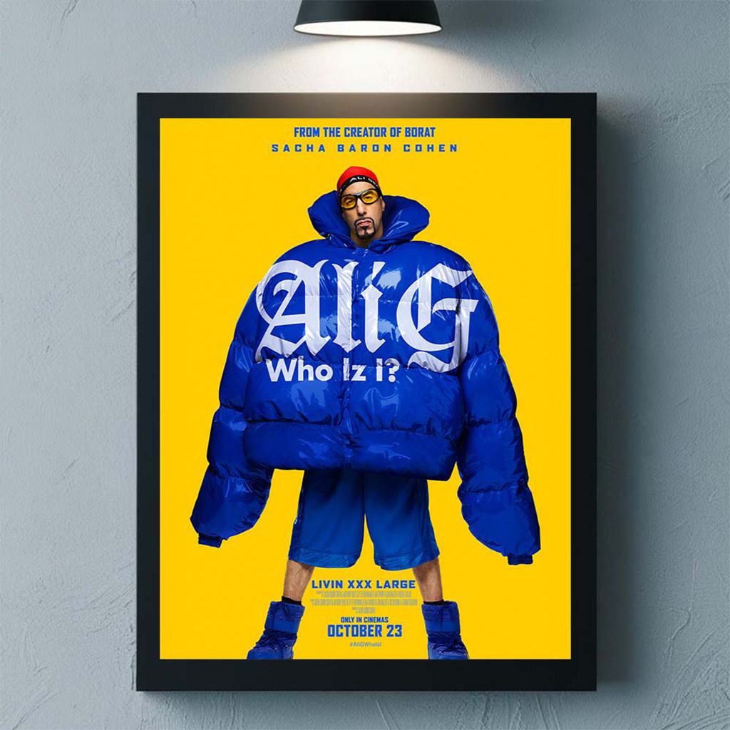 Ali G Who Iz I Livin XXX Large Movie Poster In Cinemas October 23 2026 Poster Ali G Merch