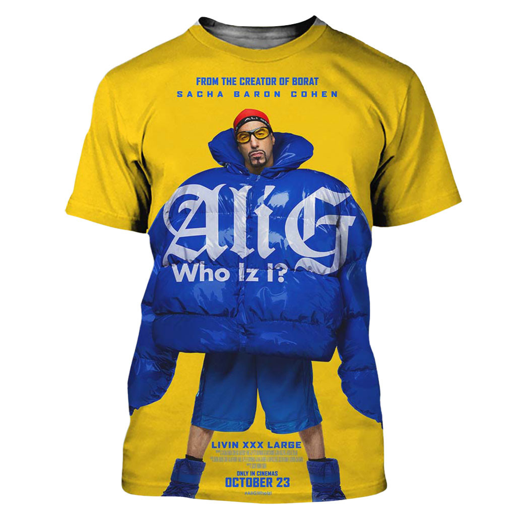 Ali G Who Iz I Livin XXX Large Movie Poster In Cinemas October 23 2026 Shirt Ali G Merch