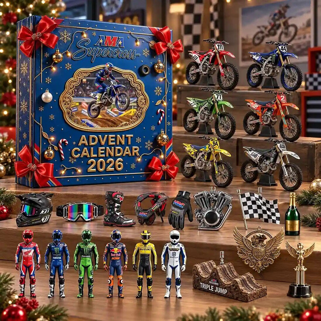 AMA Supercross 2026 Racing Miniature Advent Calendar Christmas Gift For Brothers