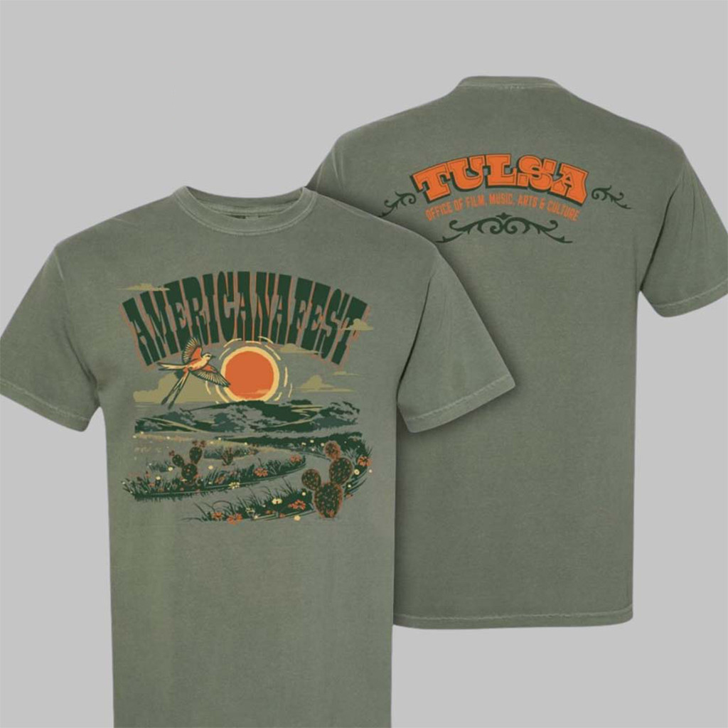 Americanafest 2026 Merch Nashville TN From September 15 19 Spotlight City Tulsa T-Shirt Gifts