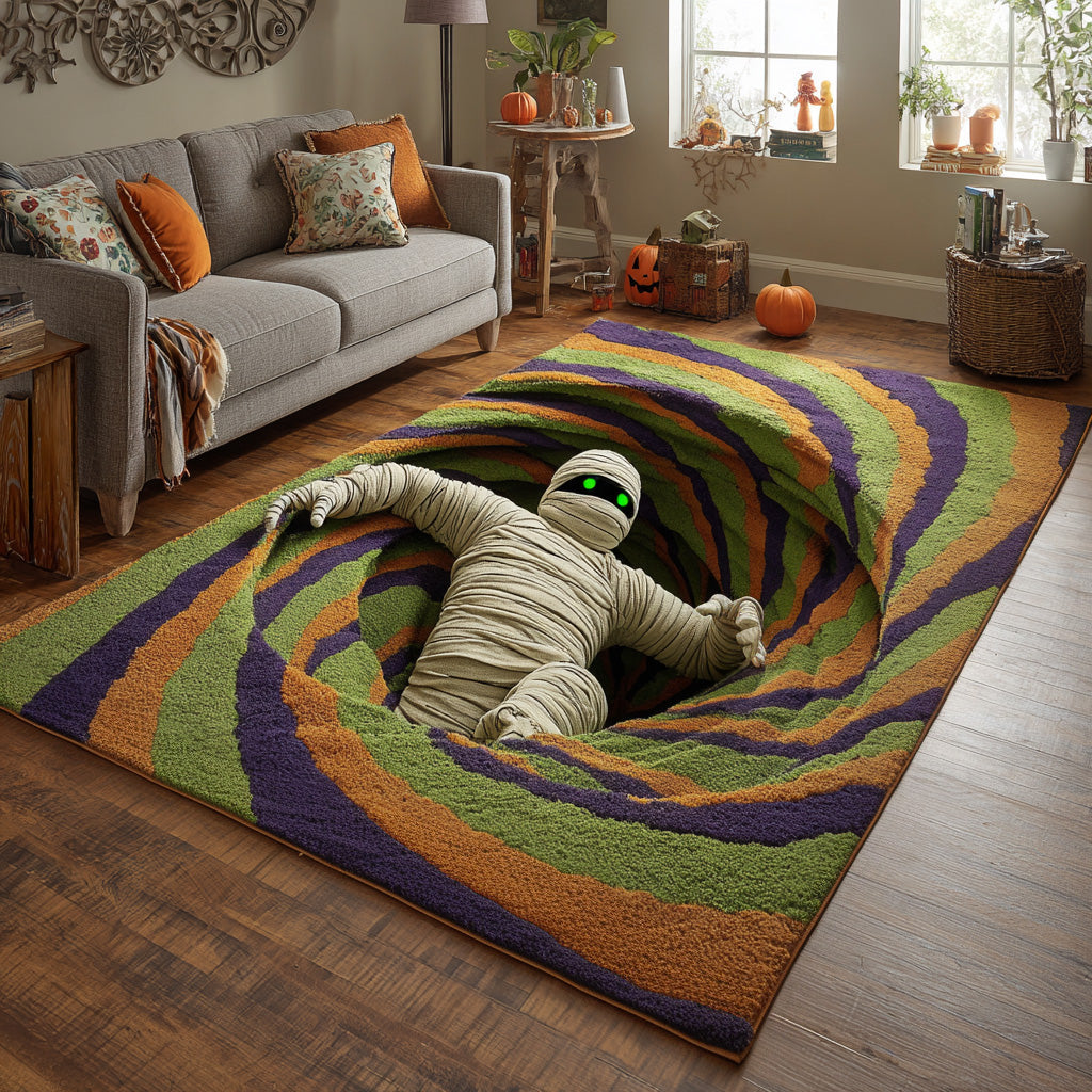 Ancient Echoes Area Rug Big Carpets For Living Room Spooky Christmas Gifts