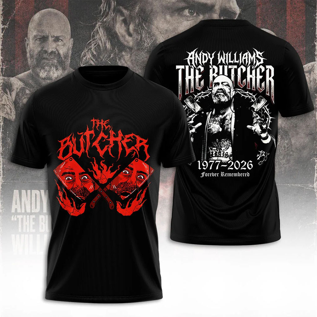 Andy Williams Merch The Butcher 1977 2026 T-Shirt Forever Remembered Shirt Memorial Gifts