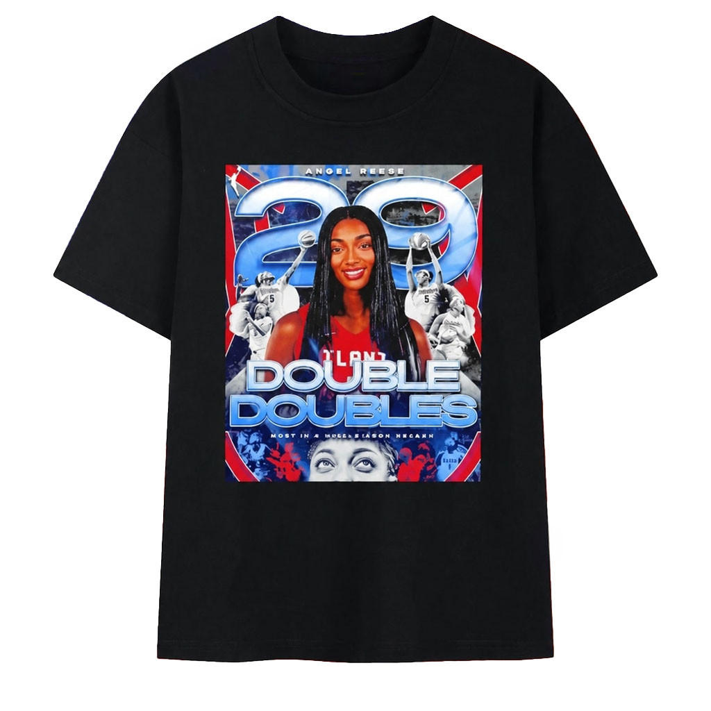 Angel Reese 29Th Double Double Most In A Single Season T-Shirt Angel Reese Merch Fan Gifts