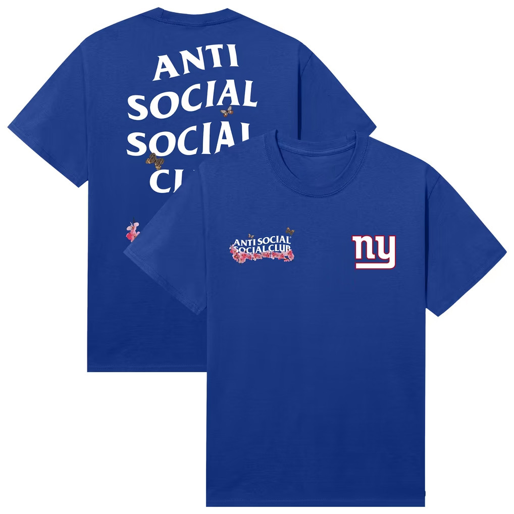 AntiSocialSocialClub x NFL Merch 2026 New York Giants AntiSocialSocialClub x NFL Blossom Shirt AntiSocialSocialClub x NFL Merch 2026 New York Giants AntiSocialSocialClub x NFL Blossom Shirt