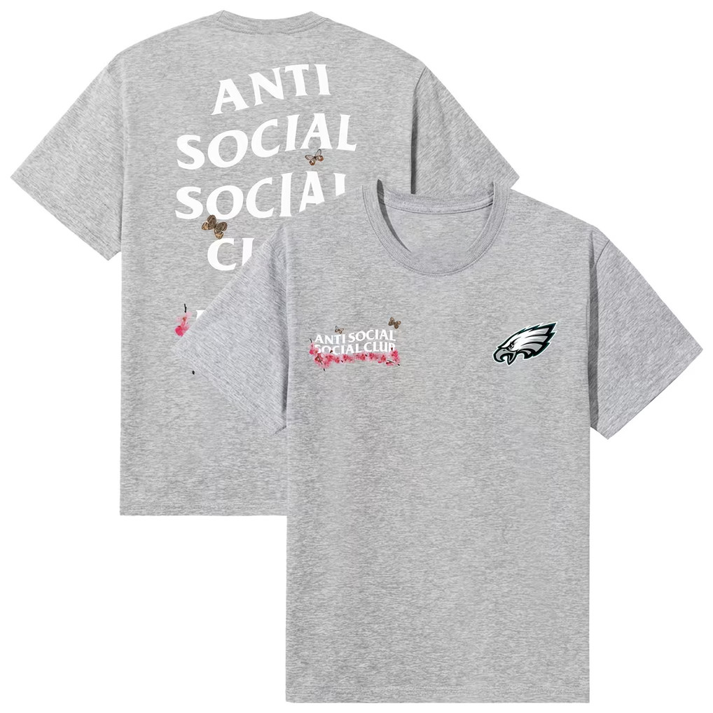 AntiSocialSocialClub x NFL Merch 2026 Philadelphia Eagles Blossom Shirt Gifts For Football Fan