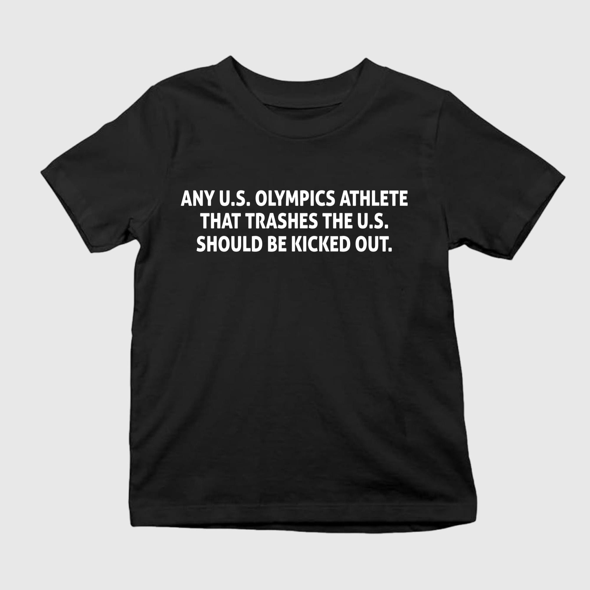 Any US Olympics Athlete That Trashes The US Shirt Patriotic American Sports Apparel Him Her Any US Olympics Athlete That Trashes The US Shirt Patriotic American Sports Apparel Him Her