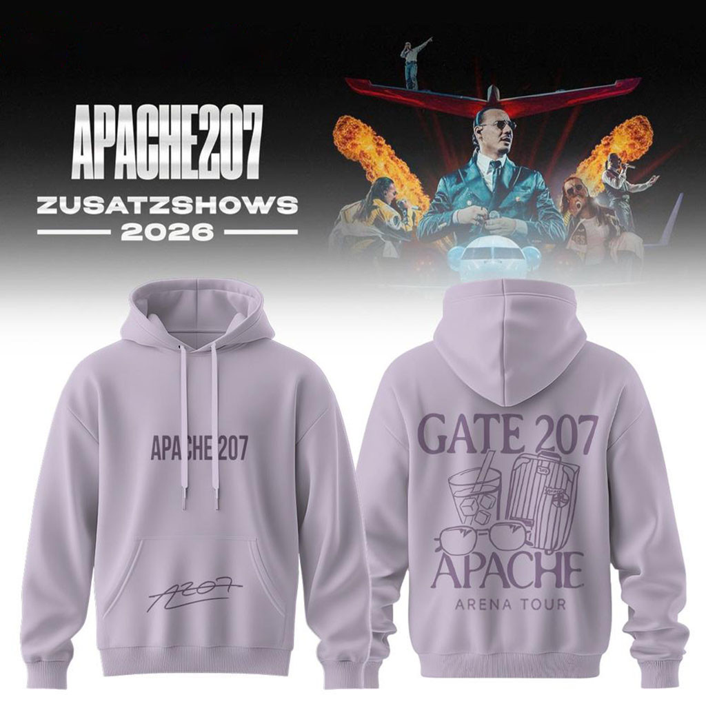 Apache 207 Arena Tour 2026 Zusatzshows Signature Hoodie Apache 207 Merch Present For Music Fan