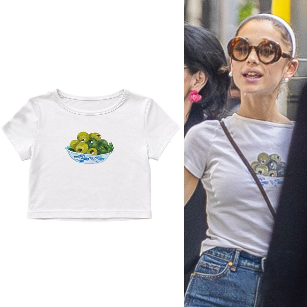 Ariana Grande Lisa Says Gah Alex Olive Bowl Baby Tee Shirt Ariana Grande Merch Gift For Her