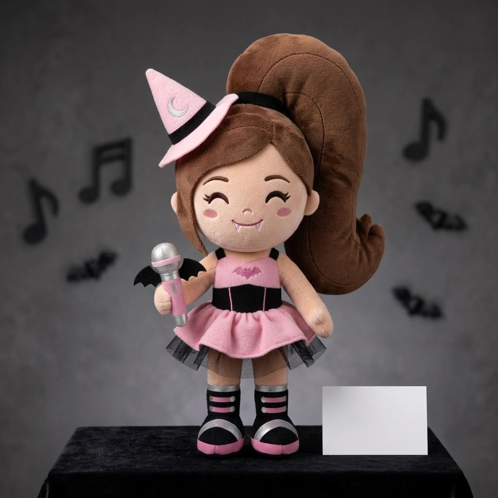 Ariana Grande Pink Witch Halloween Plush Pillow Ariana Grande Merch Halloween Gifts For Fans