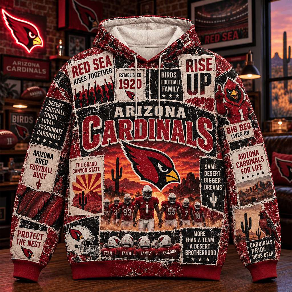 Arizona Cardinals Merch More Than A Team A Desert Brotherhood Hoodie Football Related Gifts