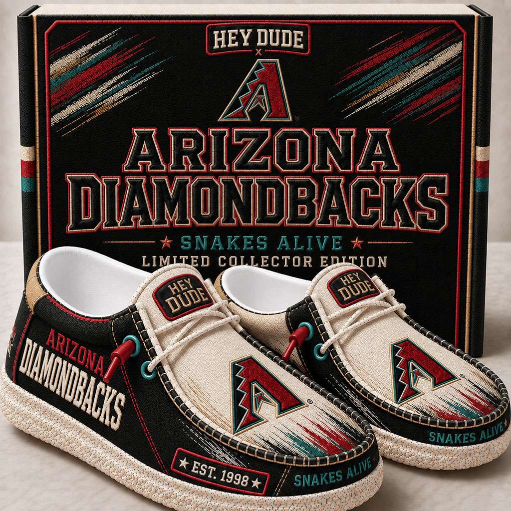 Arizona Diamondbacks Merch Snakes Alive Est 1998 Slip-On Loafers Presents For Hockey Fans
