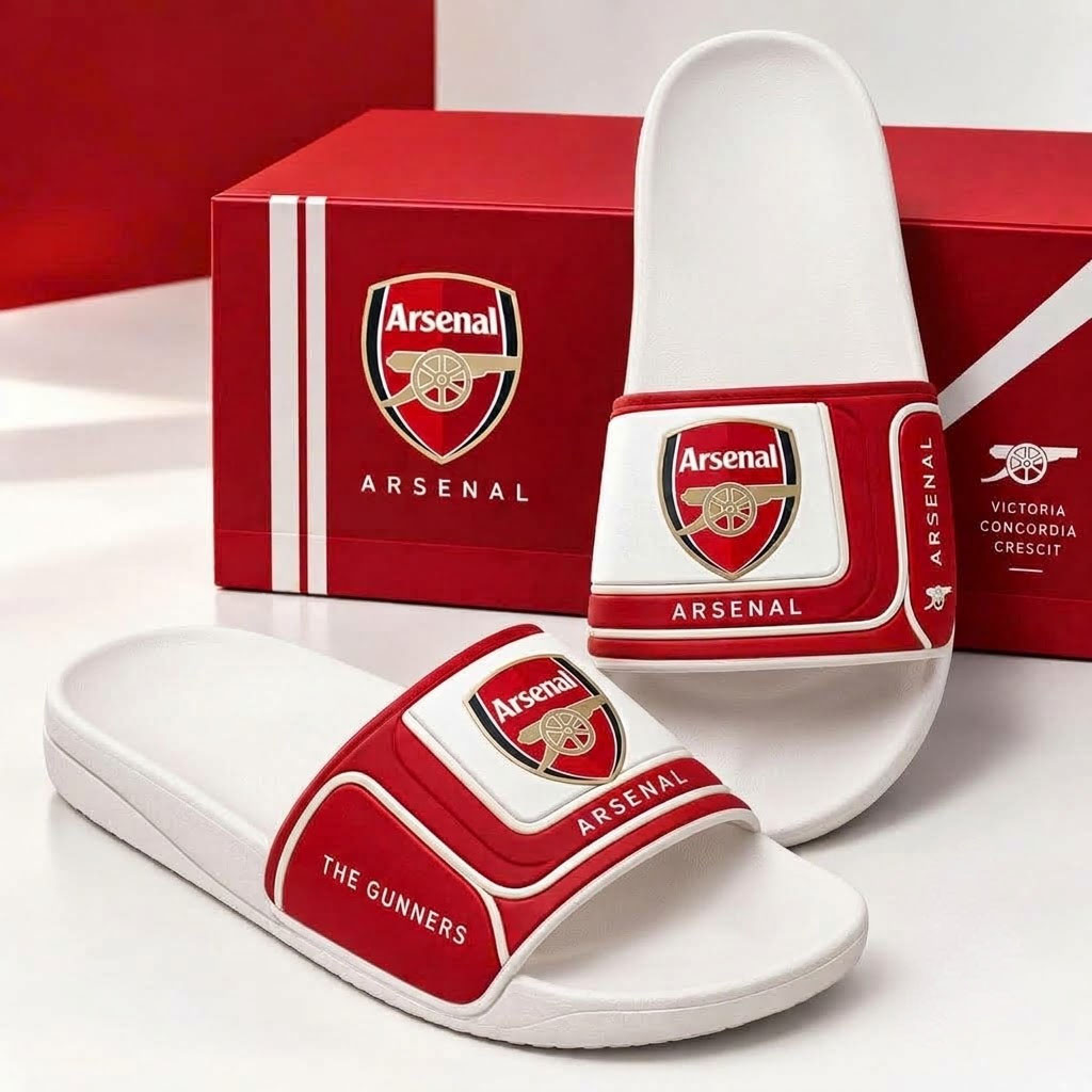 Arsenal FC 2026 Sandals Best Gifts For Football Fans Arsenal FC 2026 Sandals Best Gifts For Football Fans