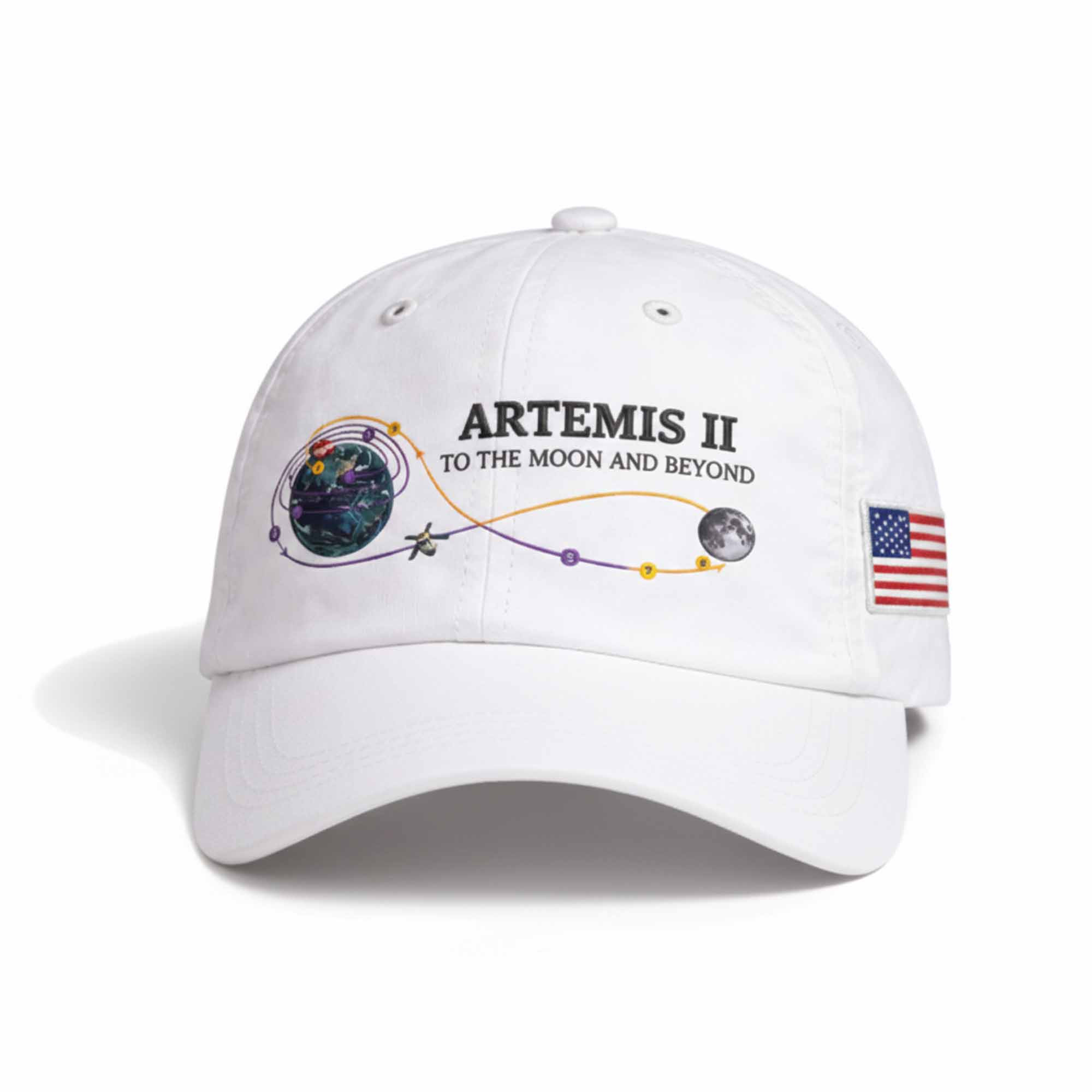 Artemis II To The Moon And Beyond Embroidery Hat