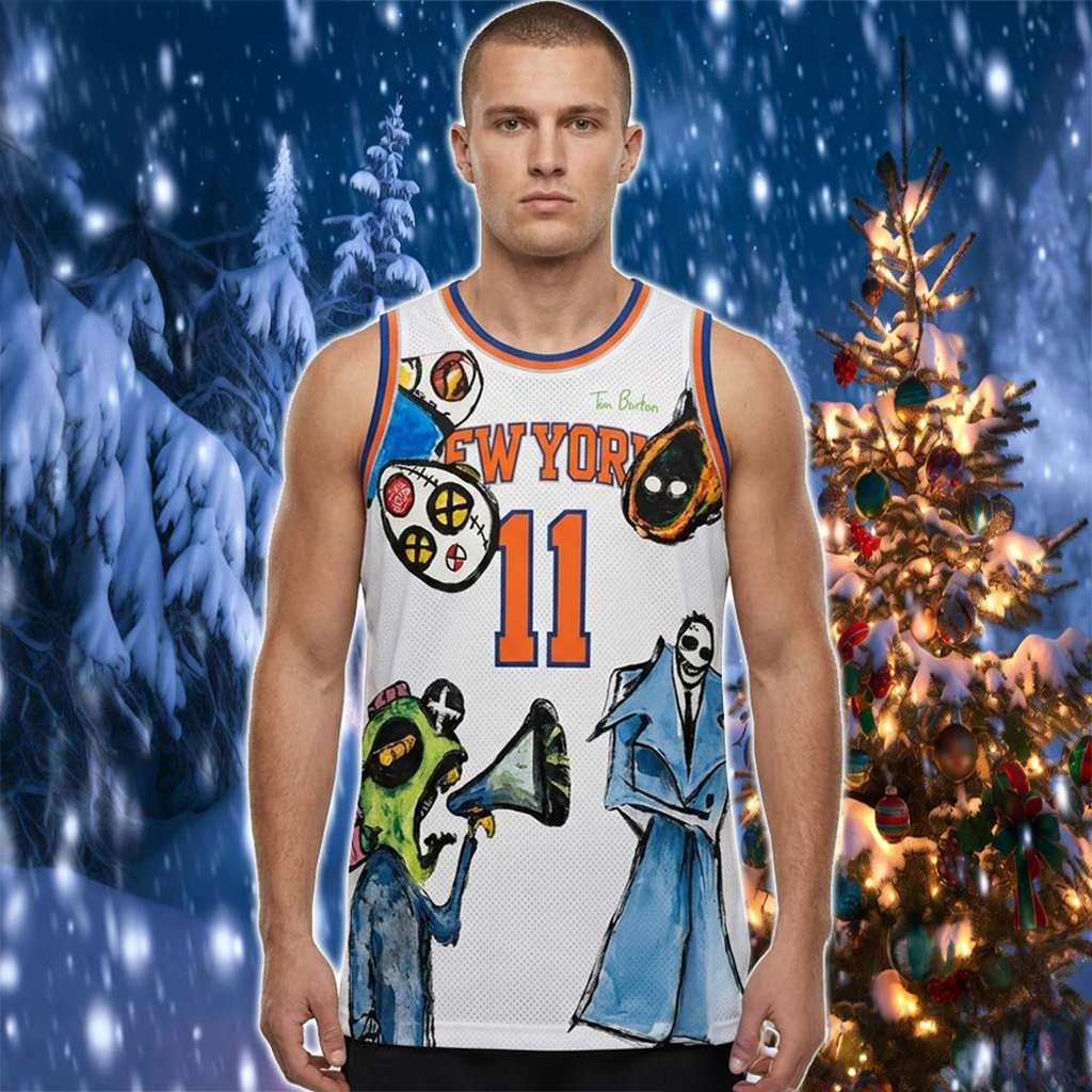 ASAP Rocky Don't Be Dumb x New York Knicks Concept Campaign Basketball Jersey ASAP Merch