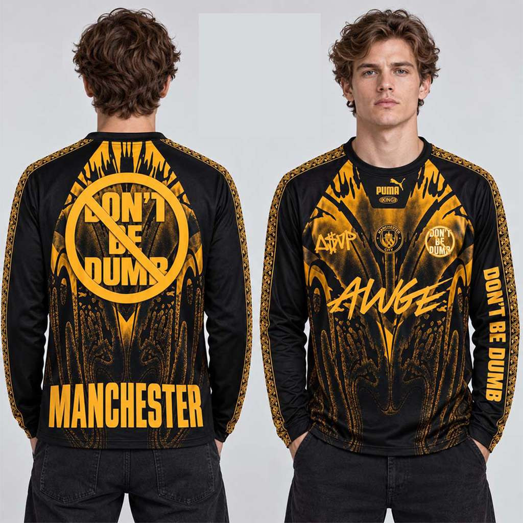 ASAP Rocky X Manchester City Don't Be Dumb 2026 Long Sleeve T-Shirt ASAP Rocky Merch Fan Gifts