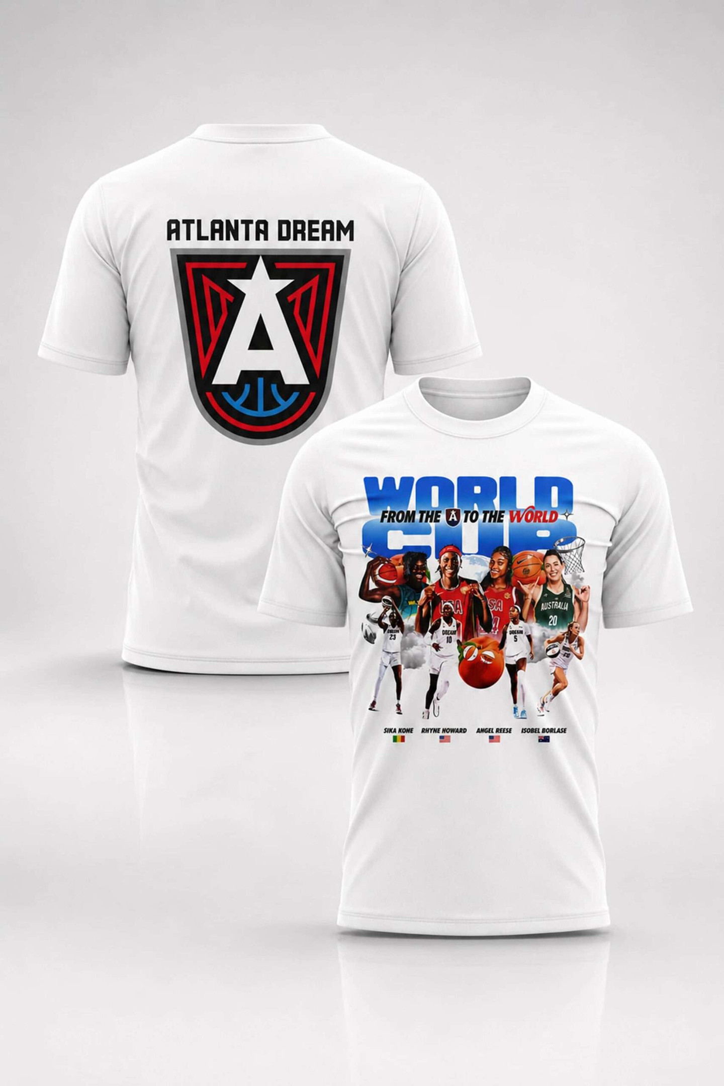 Atlanta Dream 2026 World Cup Warm Up T-Shirt Atlanta Dream Merch Gifts For Basketball Fan