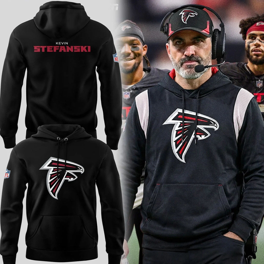 Atlanta Falcons 2026 Coach Kevin Stefanski Hoodie Atlanta Falcons Merch Best Gift For Fans