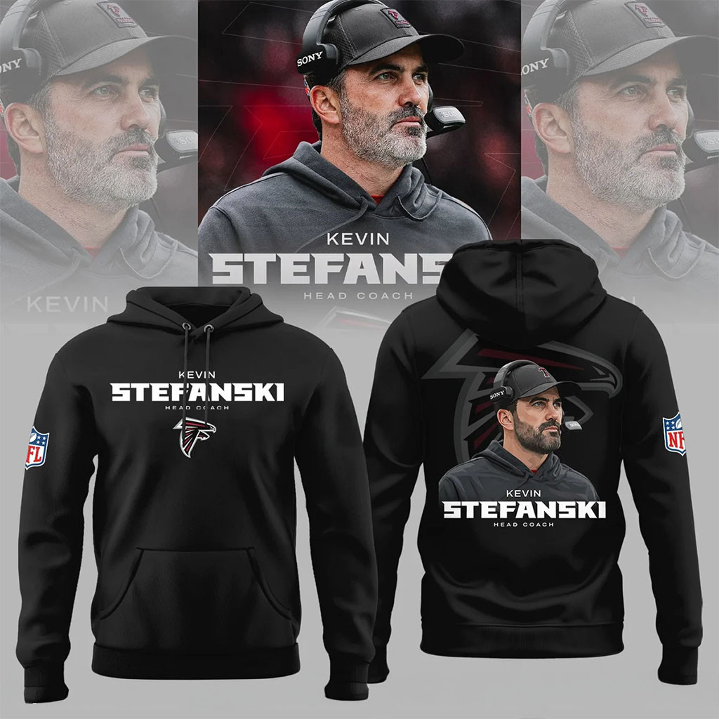 Atlanta Falcons 2026 Coach Kevin Stefanski Hoodie Atlanta Falcons Merch Present For Him
