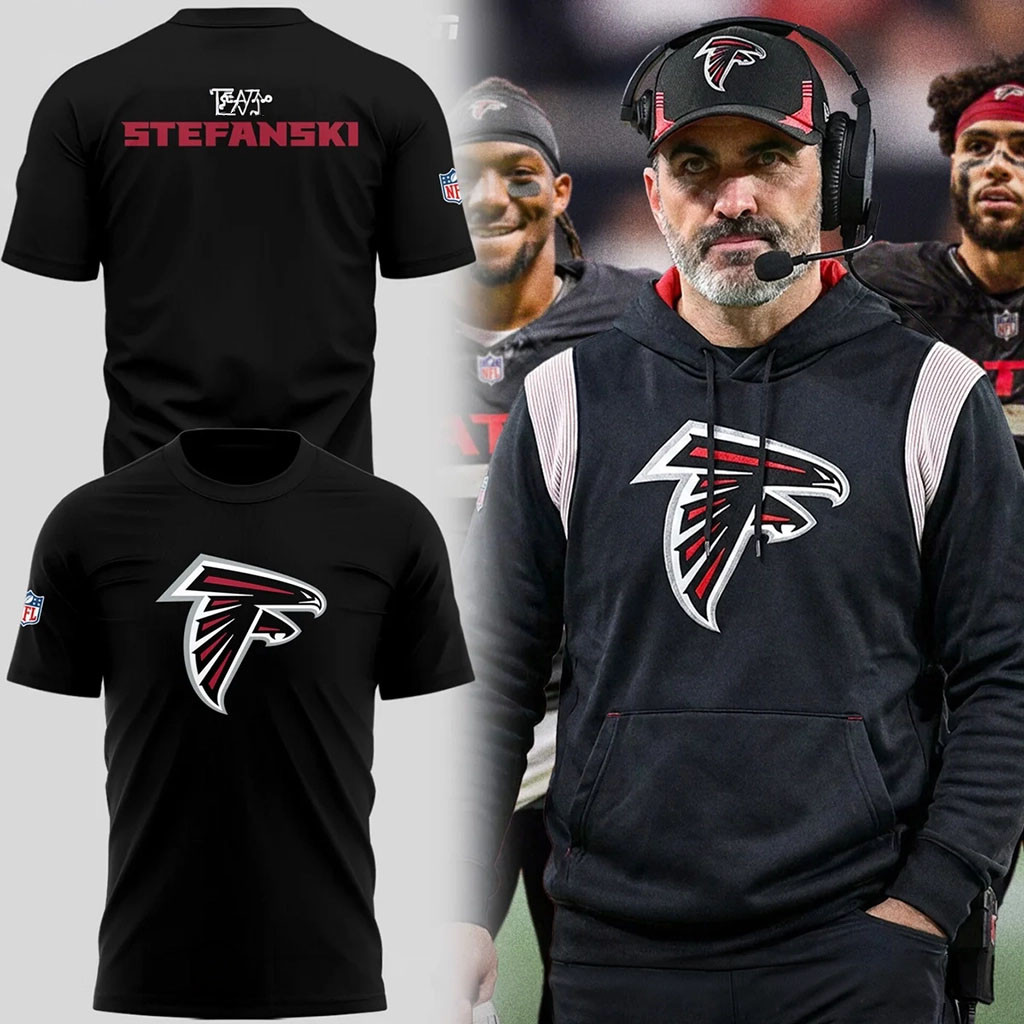 Atlanta Falcons 2026 Coach Kevin Stefanski Shirt Atlanta Falcons Merch Present For Husband