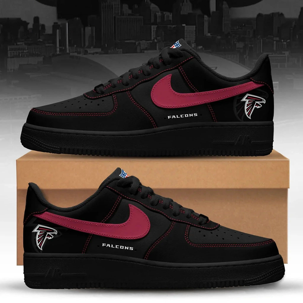 Atlanta Falcons 2026 Football Sneakers Falcons Merch Best Gifts For Football Fans
