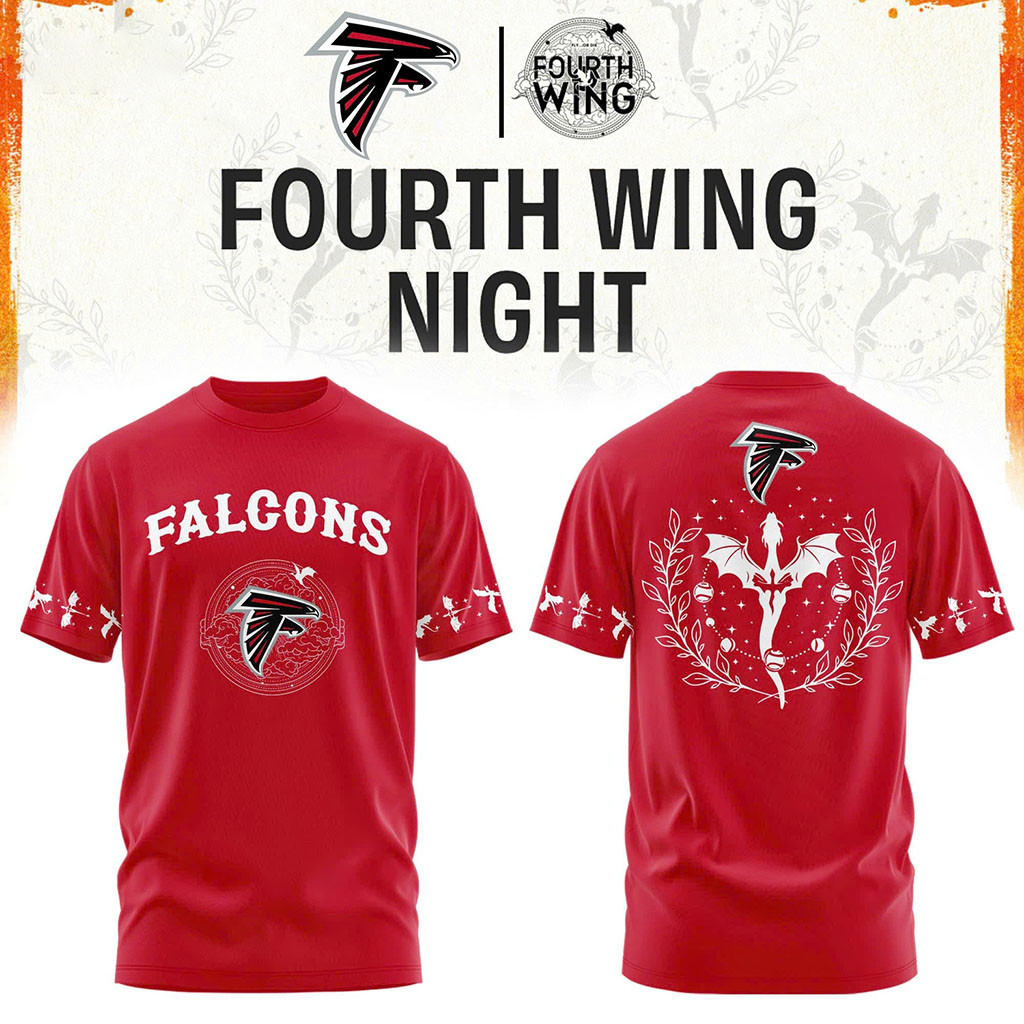Atlanta Falcons Dragon Wing Fantasy Night 2026 T-Shirt Falcons Merch Gift For Football Lovers Atlanta Falcons Dragon Wing Fantasy Night 2026 T-Shirt Falcons Merch Gift For Football Lovers