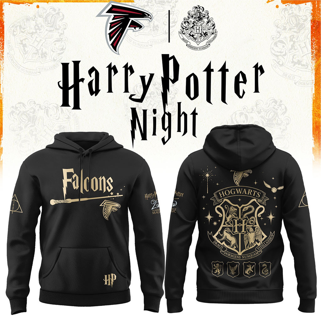 Atlanta Falcons Football Harry Potter 25th Anniversary Hoodie 2026 Falcons Merch Gifts For Fan