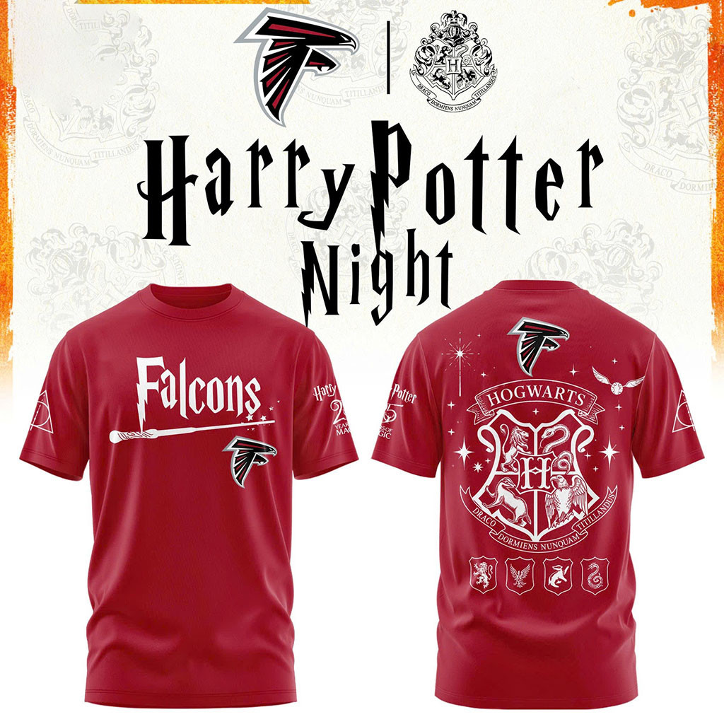 Atlanta Falcons Football Harry Potter 25th Anniversary Shirt Atlanta Falcons Merch Fan Gifts