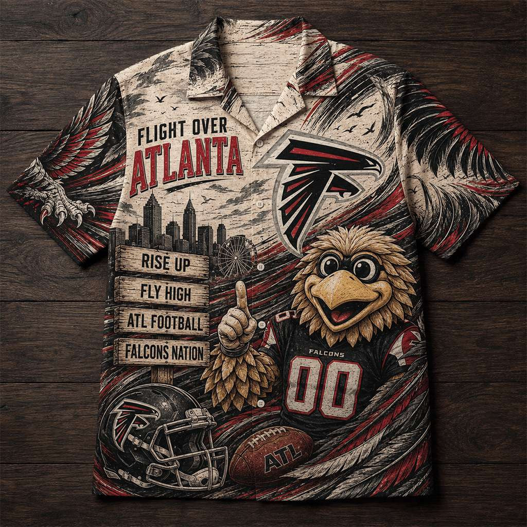 Atlanta Falcons Merch Fight Over Atlanta Hawaiian Shirt American Football Gifts