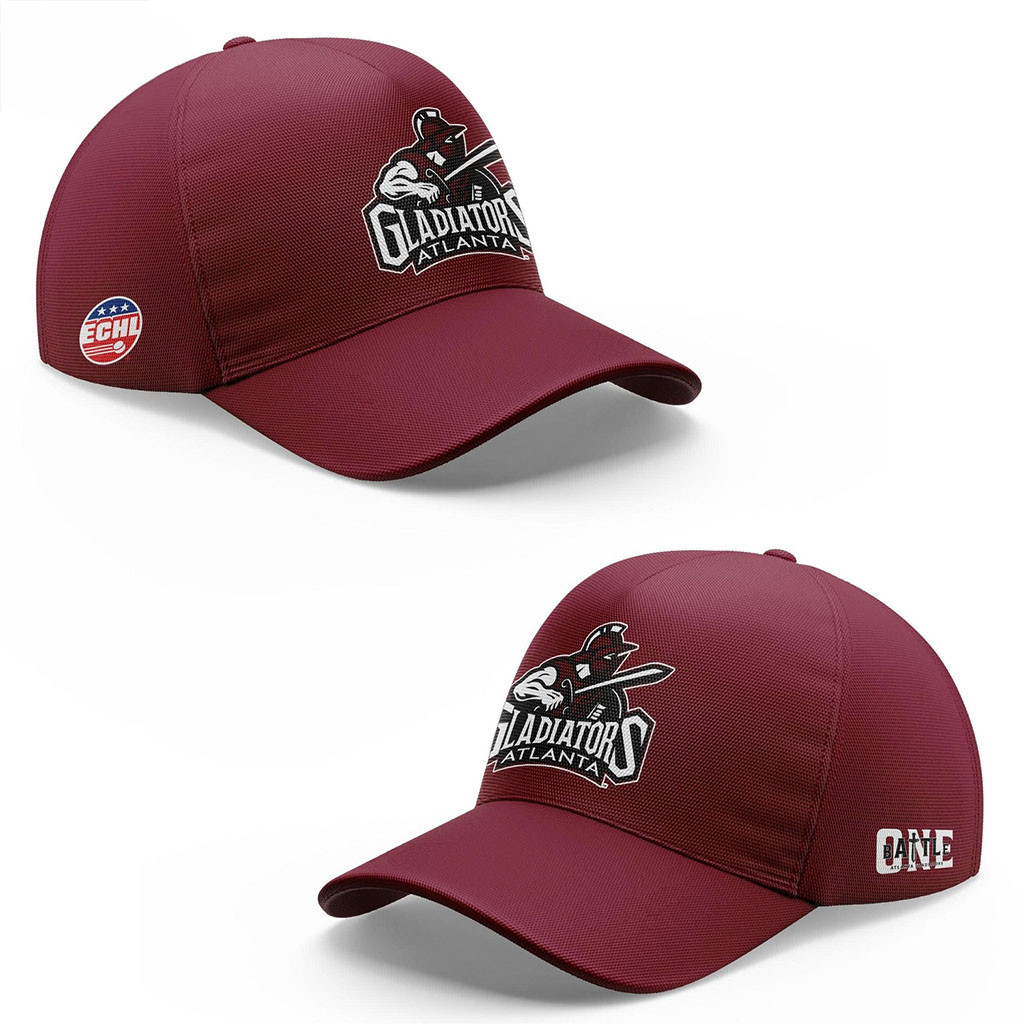 Atlanta Gladiators ECHL Hockey Hat Game Day Baseball Cap Gladiators Merch Gifts For Fans