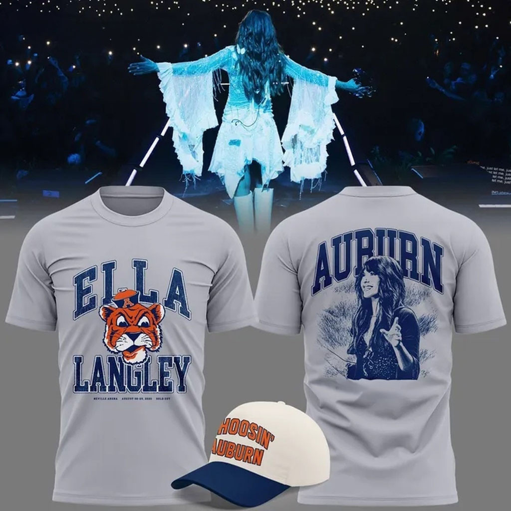 Auburn Tigers X Ella Langley Merch The Dandelion Tour Neville Arena T-Shirt Choosin Auburn Tee Auburn Tigers X Ella Langley Merch The Dandelion Tour Neville Arena T-Shirt Choosin Auburn Tee
