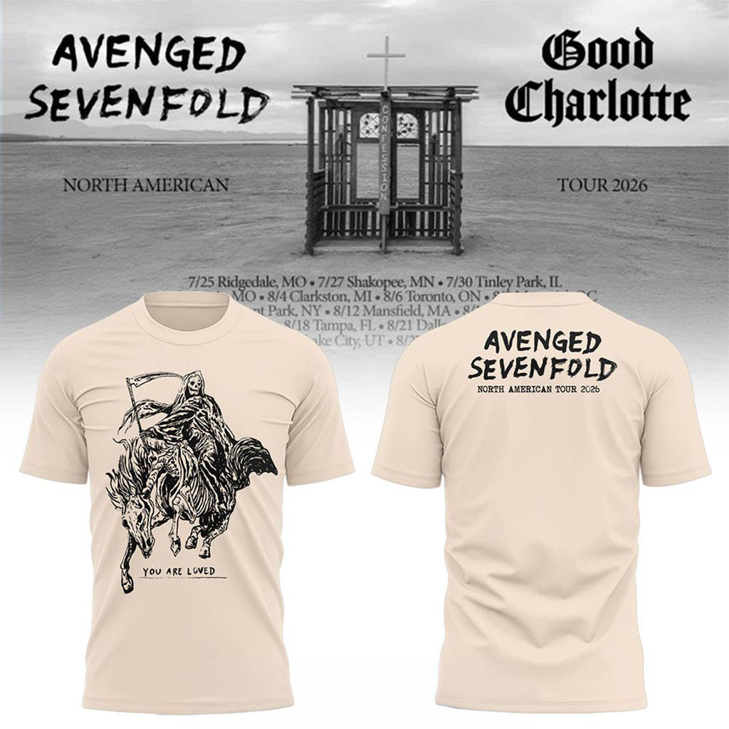 Avenged Sevenfold A7X 2026 North American Tour Shirt Avenged Sevenfold Merch Gift For Fans