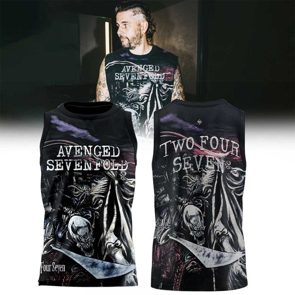 Avenged Sevenfold X 247 Tank Top Two Four Seven Tank Avenged Sevenfold Merch Fan Gifts