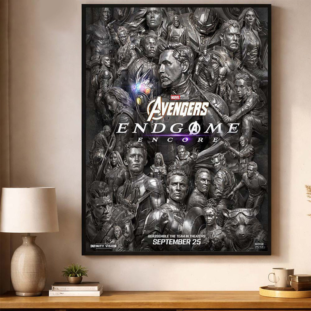 Avengers Endgame Merch Encore Reassemble The Team In Theaters On Sept 25 2026 Poster Decor