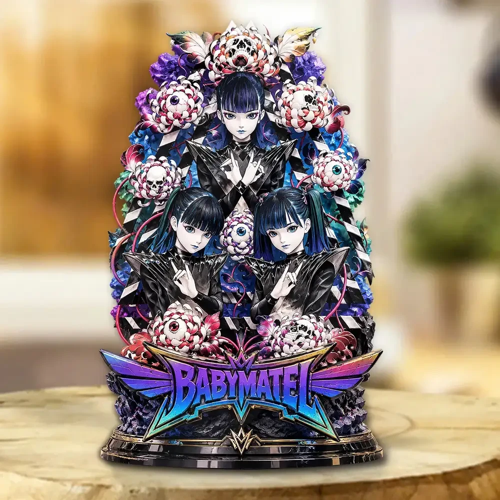 Babymetal World Tour 2026 Acrylic Plaque Floral Home Decor Babymetal Merch Gift For Band Fans