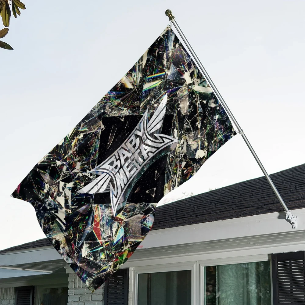 Babymetal World Tour 2026 Flag BABYMETAL Merch Indoor Outdoor Gifts For Band Fans