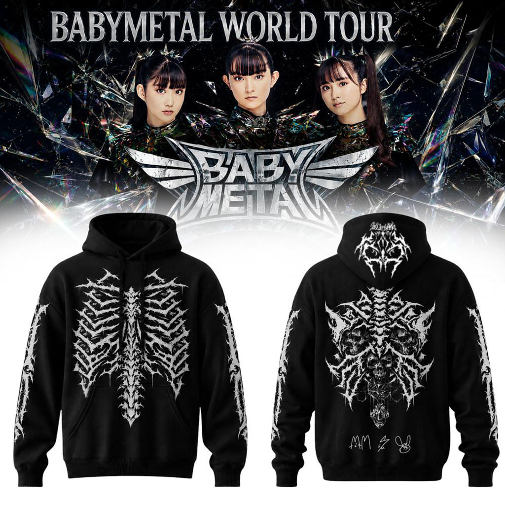 Babymetal World Tour 2026 North America Hoodie Signed Babymetal Merch Gift For Music Fans