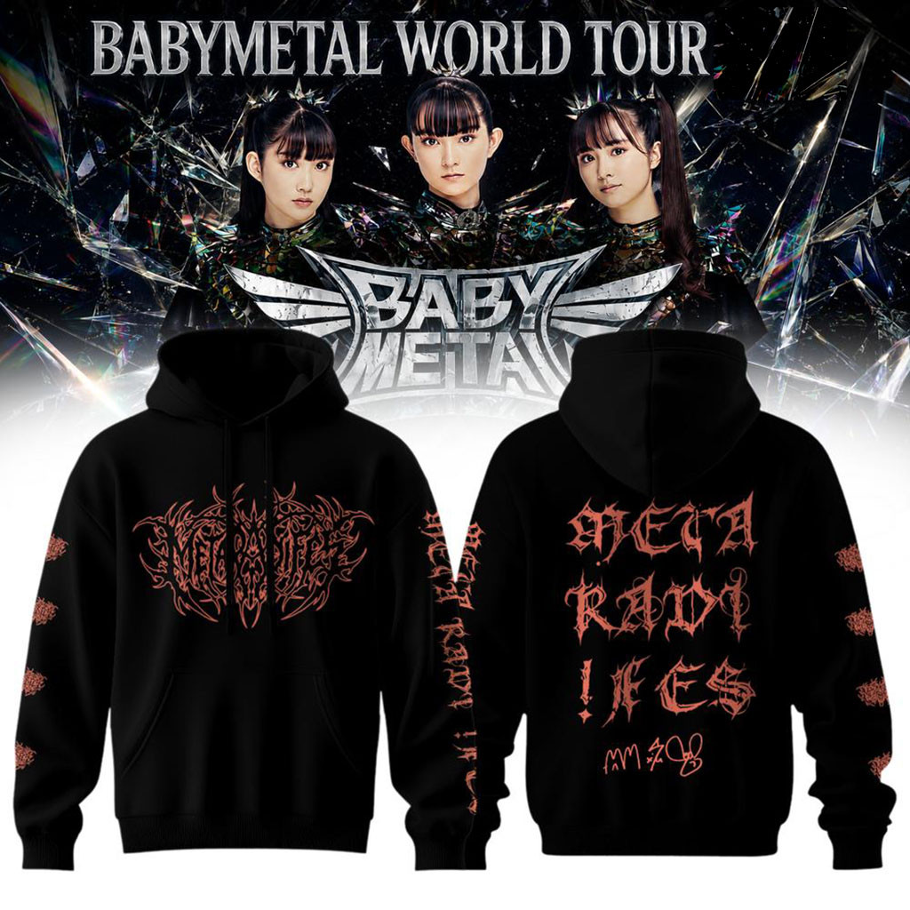 Babymetal World Tour 2026 North America Hoodie Signed Babymetal Merch Music Gift Ideas