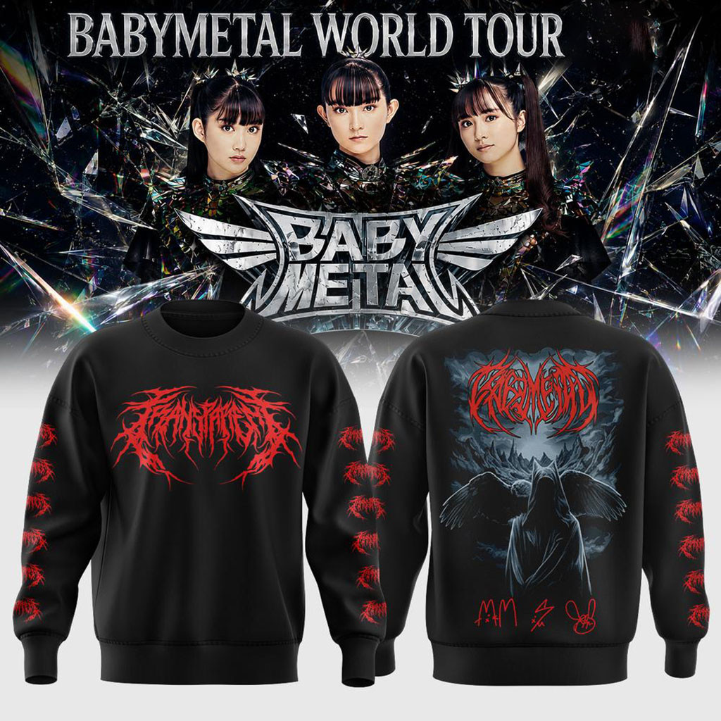 Babymetal World Tour 2026 North America Sweatshirt Babymetal Merch Gift For Music Lovers