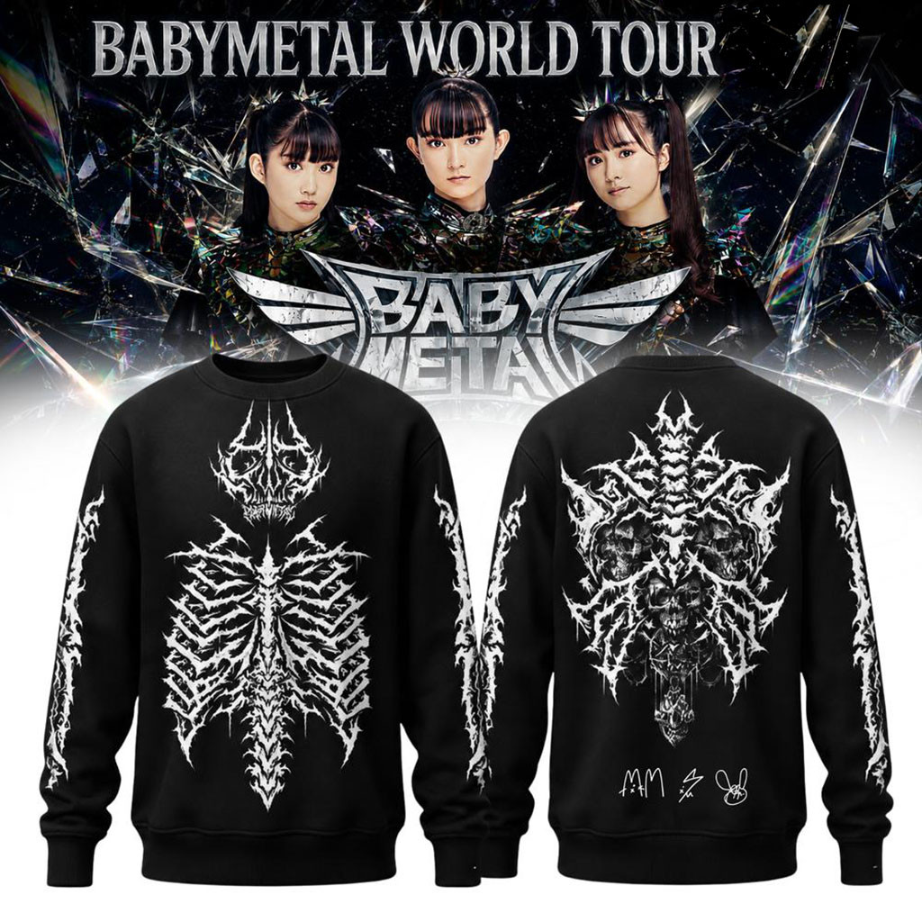 Babymetal World Tour 2026 North America Sweatshirt Babymetal Merch Music Lover Gifts For Him