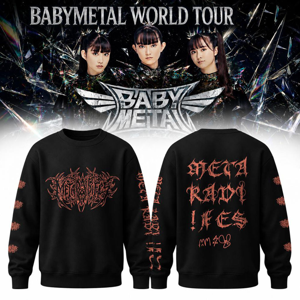 Babymetal World Tour 2026 North America Sweatshirt Concert Outfits Gift For Babymetal Fans
