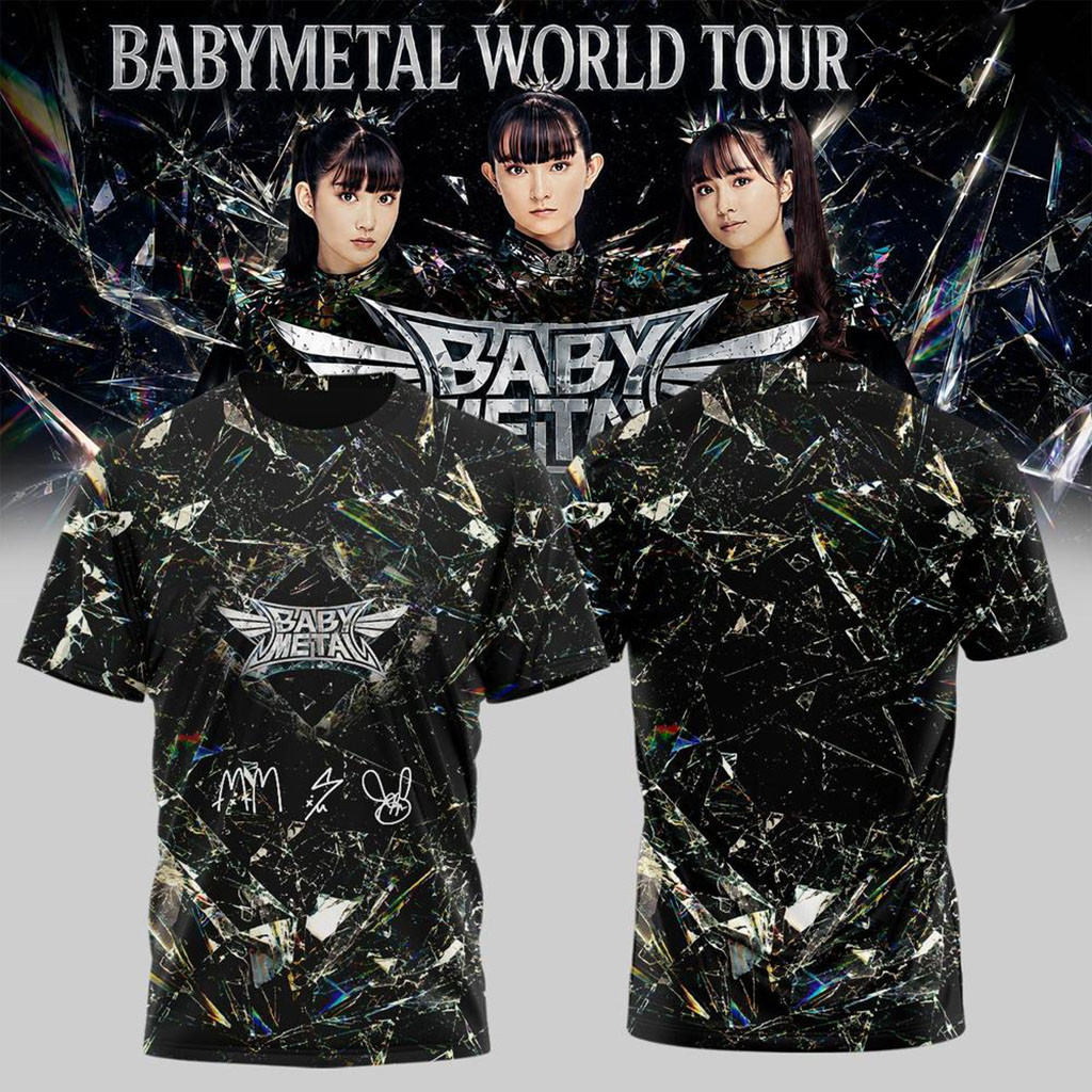 Babymetal World Tour 2026 North America T-Shirt Signed Babymetal Merch Gift For Music Lovers