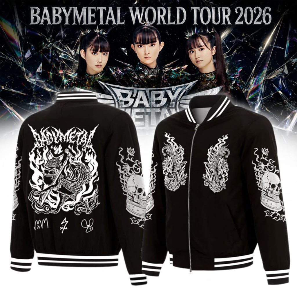 Babymetal World Tour 2026 Signature Bomber Jacket Babymetal Merch Best Gift For Metal Band Fan