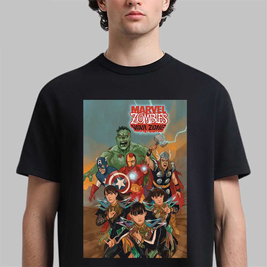 Babymetal X Marvel Zombies War Zone Variant Cover Comic Edition T-Shirt Babymetal Merch