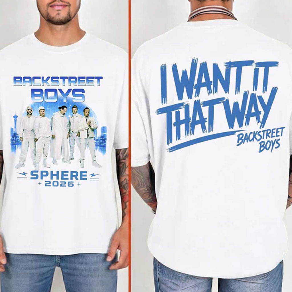 Backstreet Boys Millennium I Want It That Way 90s Boy Band T-Shirt Backstreet Boys Merch Gifts