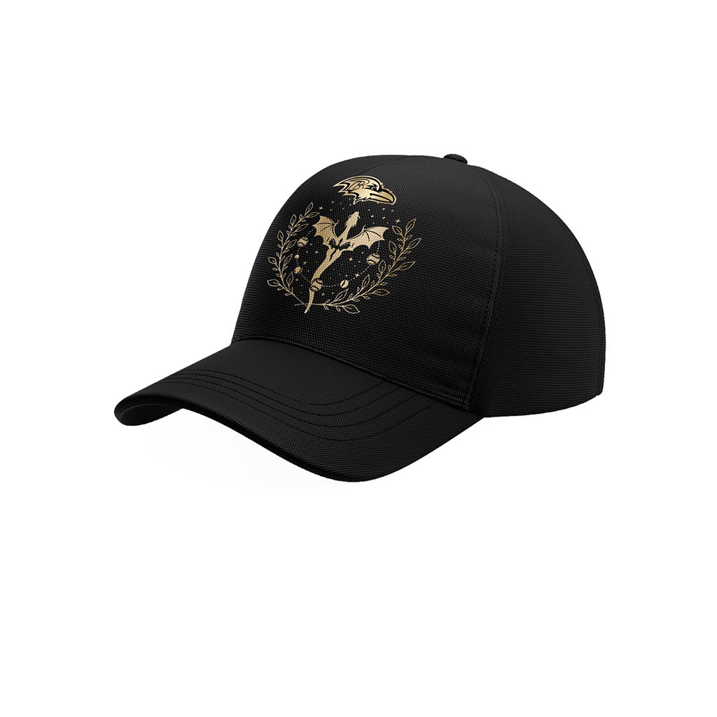 Baltimore Ravens Dragon Wing Fantasy Night 2026 Black Hat Baltimore Football Merch Fan Gifts