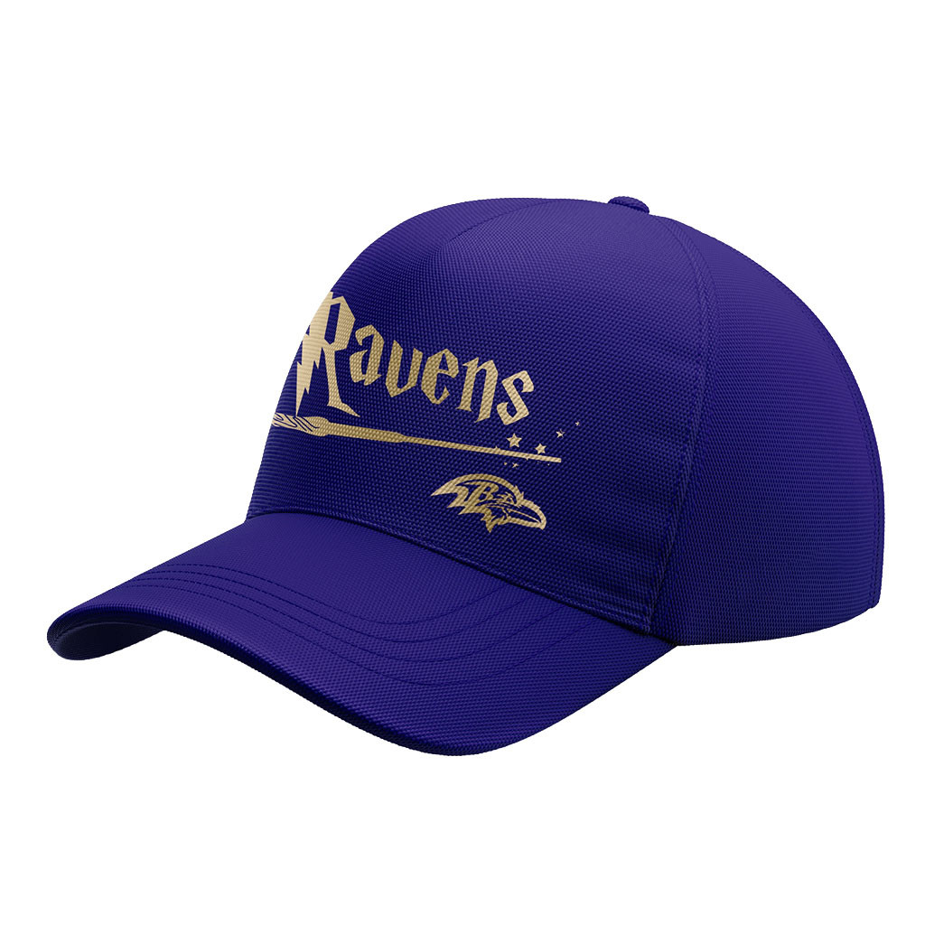 Baltimore Ravens Harry Potter 25th Anniversary Hat Ravens Merch Football Gift For Game Day