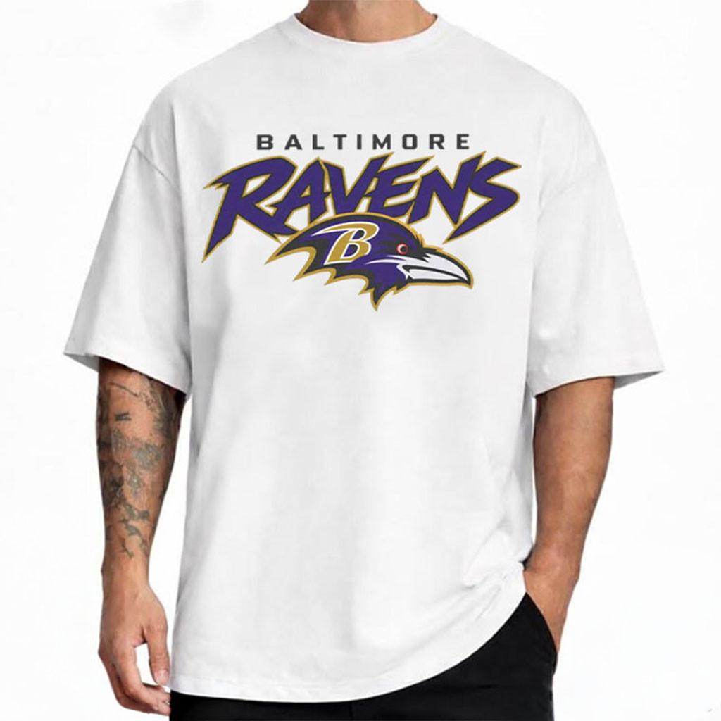 Baltimore Ravens Logo American Football T-Shirt Game Day Tee Baltimore Ravens Merch Fan Gifts